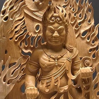 井波彫刻　総檜材　木彫仏像　仏師手仕上げ品　金毘羅権現　金毘羅明王立像 51VodyqQf0L._AC_SY200_QL15_.jpg